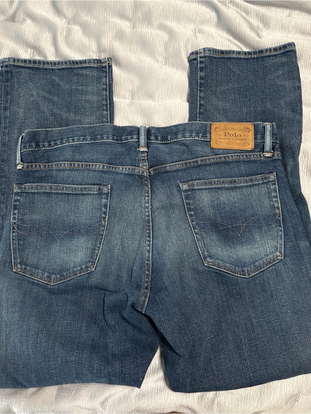Polo by Ralph Lauren Men’s Medium Blue Straight-Leg Jeans 34x30 - Picture 2 of 8